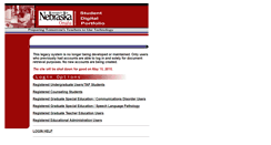 Desktop Screenshot of coeportfolio.unomaha.edu